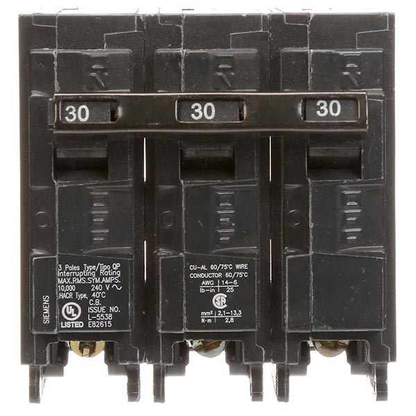 SIEMENS Siemens Q330 BREAKER CKT CASE MLD 240VAC 30A 10KA 3