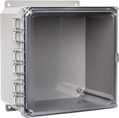 THOMAS & BETTS Thomas Betts NC10106 Polycarbonate Enclosure 10x10x6 Nema 4X