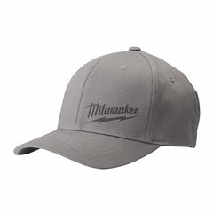 MILWAUKEE Milwaukee Electric Tool Corp 504G-SM Fitted Hat Sm Gray