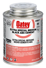 OATEY Oatey Company 30917 Abs Pipe Cement 8 Oz Black Medium Bodied