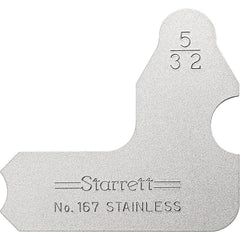 STARRETT Starrett 50630 Radius Gage 5/32 Inch Convex Concave