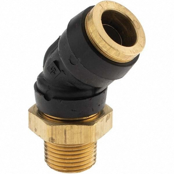PARKER Parker PF-00085 Swivel 45 Elbow Push-to-connect 1/2 Od