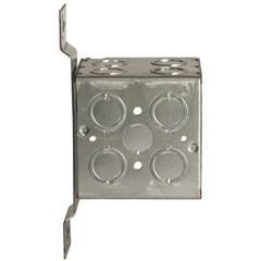RACO 255 3-3/4 Square Box Large Capacity Welded 3-1/2 Deep