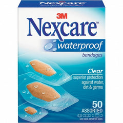 3M 3M MMM43250 Waterproof Clear Bandage Strips 50/box