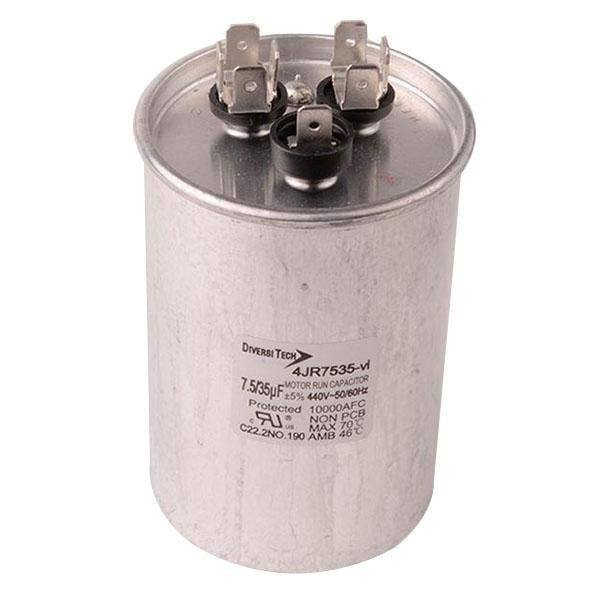 DIVERSITECH Diversitech 4jr7535 Dual Run Capacitor 35/7.5 Mfd 440V