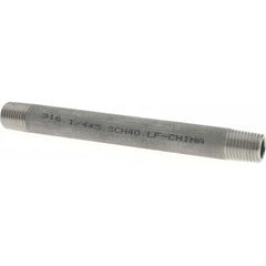 MERIT BRASS Merit Brass 6504-500 Ss Pipe Nipple 1/4 in Sch 80 316 316L