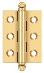 DELTANA Deltana CH2015CR003 Hinge with Ball Tips Lifetime Brass