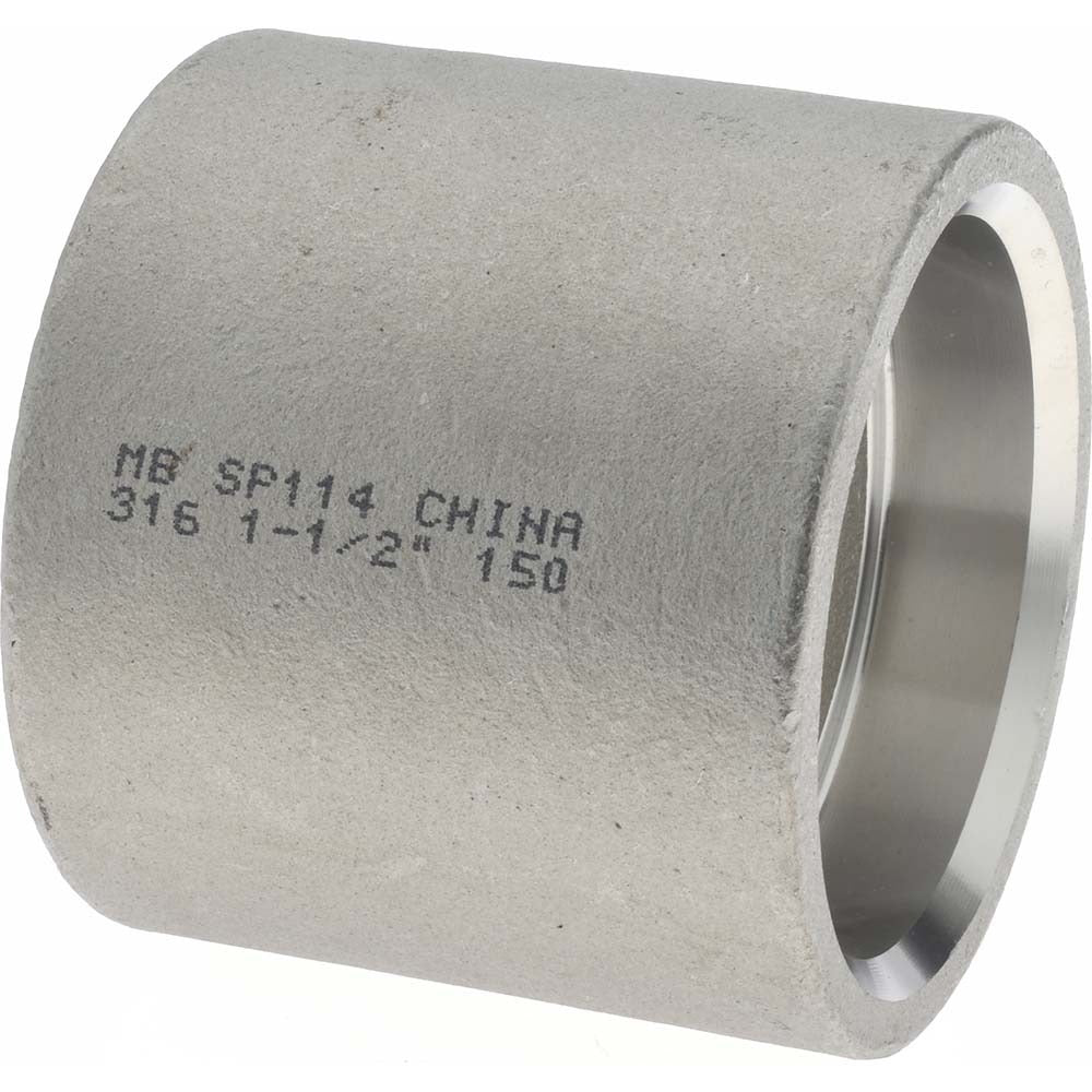 MERIT BRASS Merit Brass SWM611-24 Pipe Coupling 1-1/2 in 316 Ss Sw