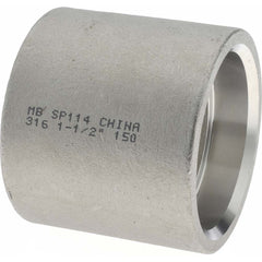 MERIT BRASS Merit Brass SWM611-24 Pipe Coupling 1-1/2 in 316 Ss Sw