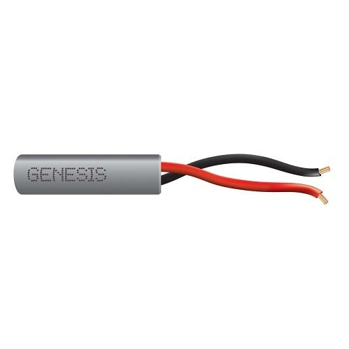 SOUTHWIRE Genesis Cable 21021109 22/2 Stranded CL2R Security Cable Gray