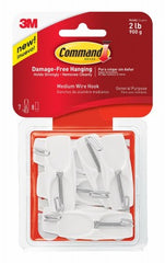 3M 3M Company 17065-7ES Medium Wire Toggle Hook White 7 Count