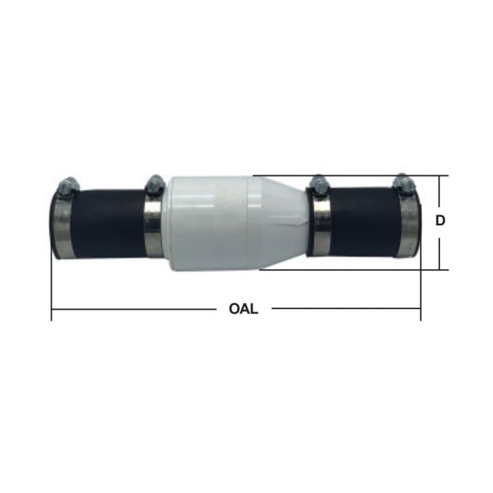 WAL-RICH Wal-Rich 0414304 2 inches "Silent-Check" Sewage Ejector Check Valve