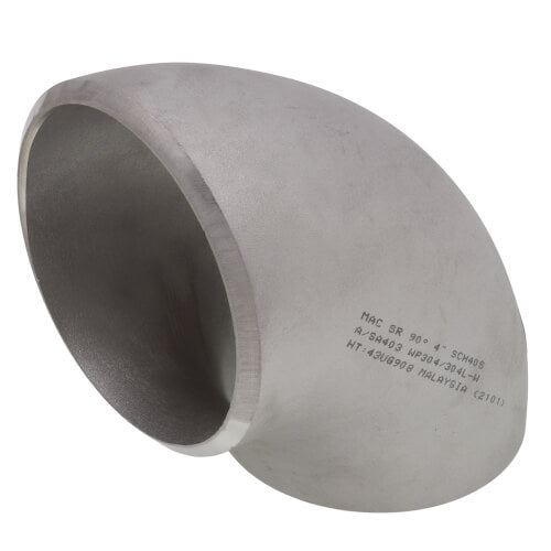 MERIT BRASS Merit Brass 04408-64 Short Radius Pipe Elbow 4 in Nominal Butt Welded End Style