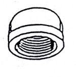 LEGEND VALVE Legend Valve 404-126 Cap 1-1/4 in Threaded 304 Stainless Steel