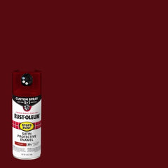 RUST-OLEUM Rust-oleum 385008 Satin Brick Red Spray Paint 12 Oz