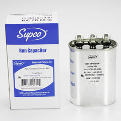 SUPCO Supco CD30+5X440 Dual motor run capacitor 30 + 5 Mfd x 440 V (Oval)