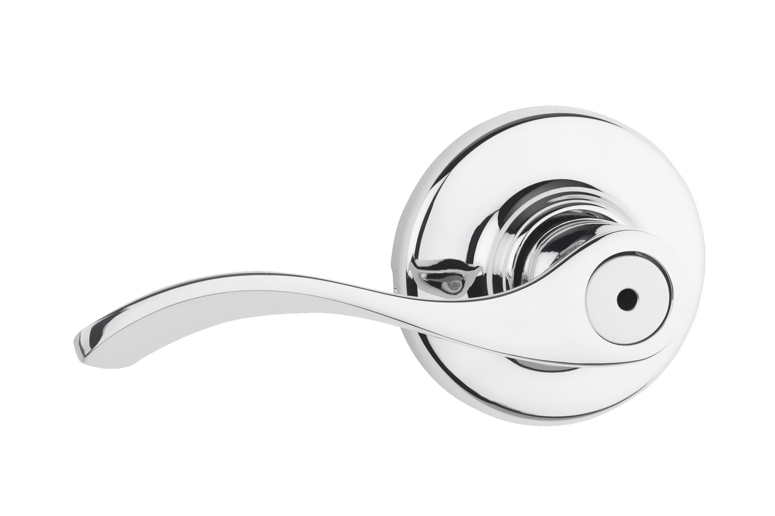 KWIKSET Kwikset 300BL-26 Balboa Lever Privacy Door Lock Bright Chrome