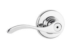 KWIKSET Kwikset 300BL-26 Balboa Lever Privacy Door Lock Bright Chrome