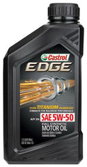 CASTROL Bp Lubricants 15D3C2 Castrol Edge 5W-50 Synthetic Oil Qt