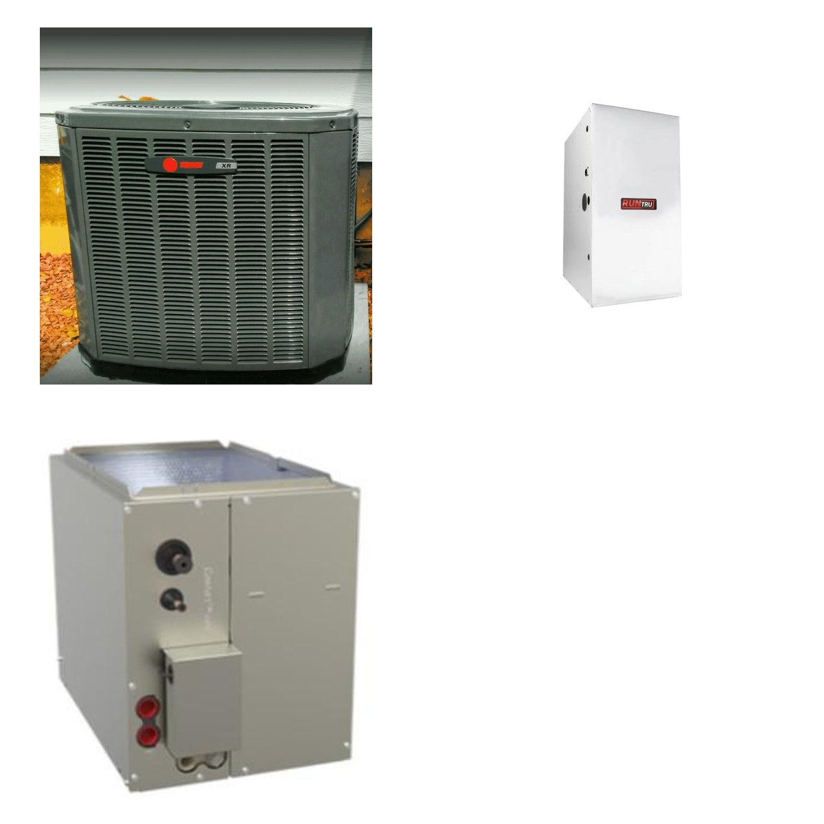 TRANE TRANE 36000 BTU R-454B 15.2 SEER2 Central Heat Pump + Furnace + Coil