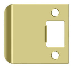 DELTANA Deltana SPE250U3 Extended Lip Strike Plate Bright Brass