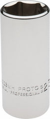 PROTO Proto J5023MH Deep Hand Socket 23 Mm 3/8 Drive