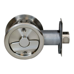 EMTEK Emtek 2145US15 Round Privacy Pocket Door Tubular Lock Satin Nickel
