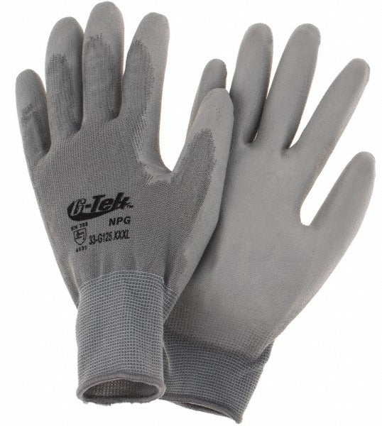 PIP Pip 33-G125/XXXL Nylon Work Gloves Xxxl Women Gray
