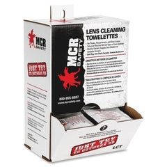 MCR SAFETY Mcr Safety MCSLCT Crews Lens Cleaning Towelettes 100 per Box
