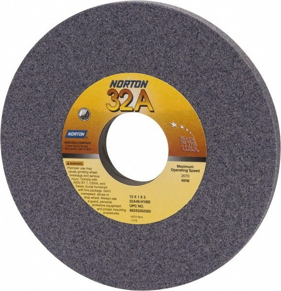 NORTON Norton 66253262562 Surface Grinding Wheel 12in 46 Grit
