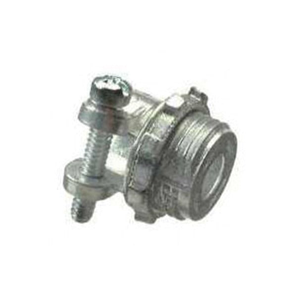 HALEX Halex 90420 3/8 in. straight squeeze armored cable/conduit connector (Pack)