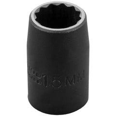 PROTO Proto J7415MT Impact Socket 1/2 in Drive 15mm 12-pt