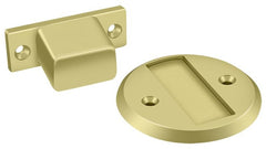 DELTANA Deltana MDHF25U3 Magnetic Door Holder Flush 2.5in Bright Brass