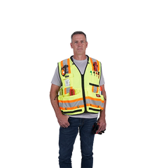 MILWAUKEE Milwaukee 48-73-5164 Class 2 Surveyor's High Visibility Safety Vest (4XL/5XL)