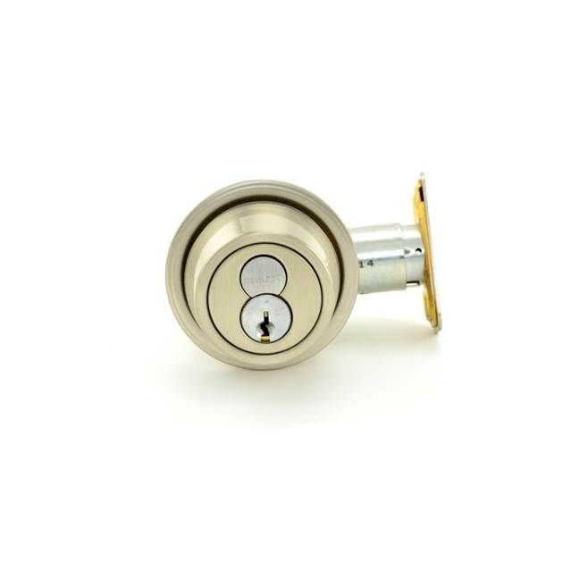 SCHLAGE Schlage Commercial B560R619 Grade 2 Deadbolt Satin Nickel
