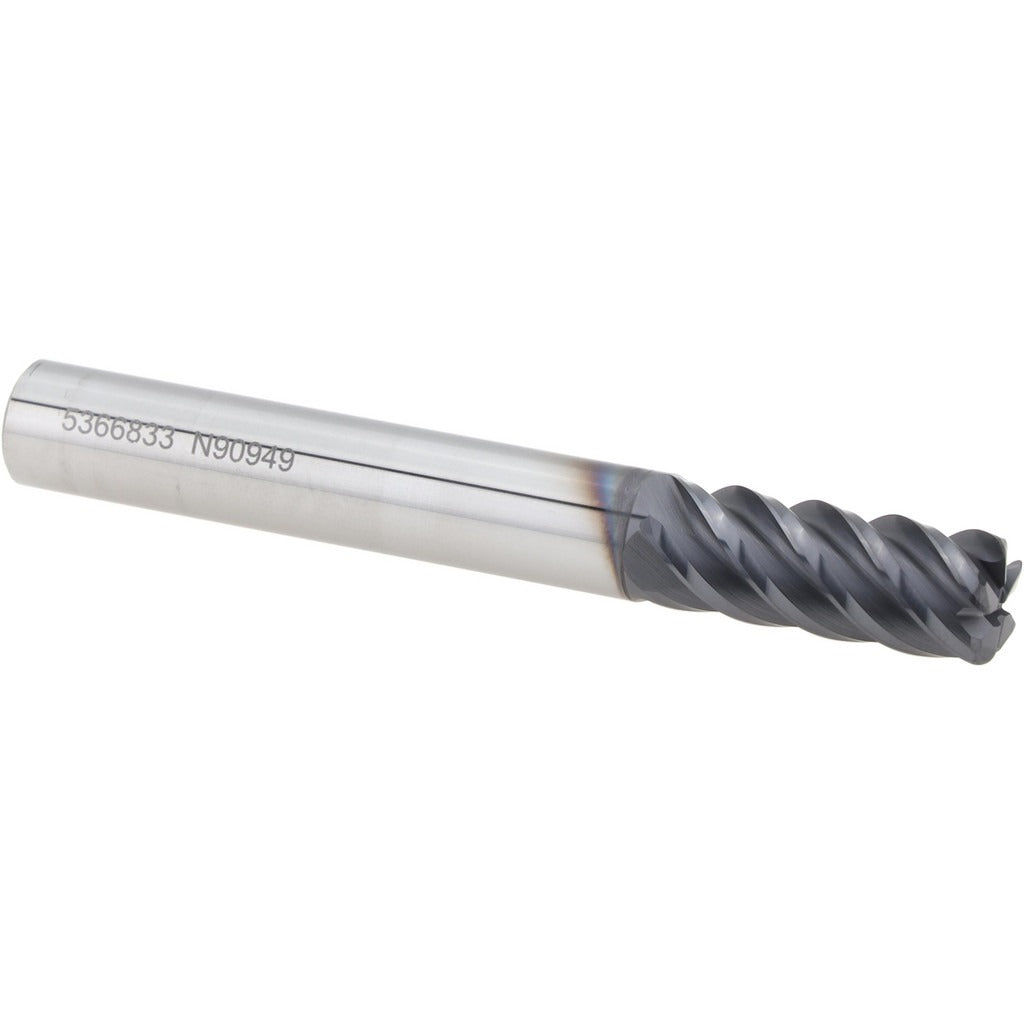 SECO TOOLS Seco 17007001 Corner Radius End Mill 5/16 in 5 Flute Carbide