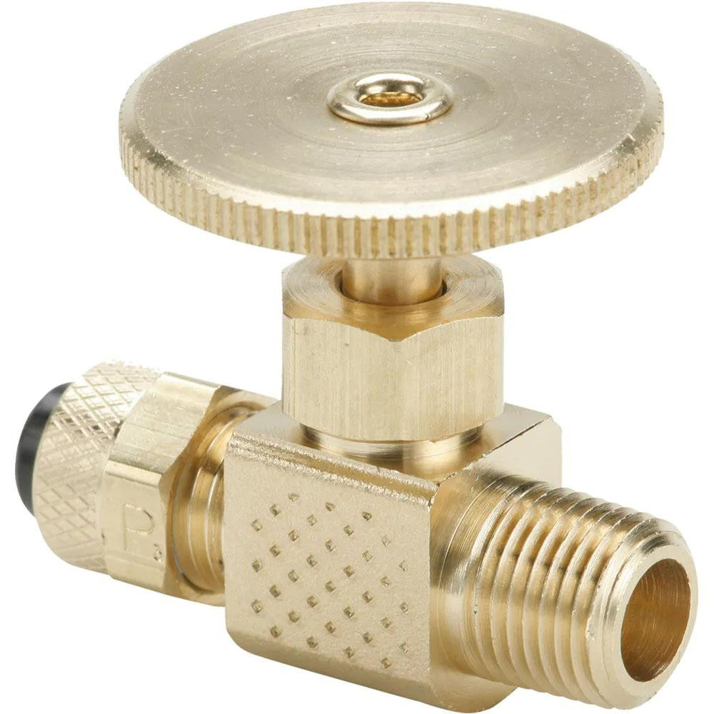 PARKER Parker NV311P-4-2 Straight Needle Valve 1/4x1/8 Brass