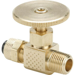 PARKER Parker NV311P-4-2 Straight Needle Valve 1/4x1/8 Brass