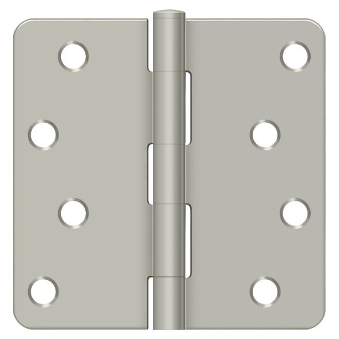 DELTANA Deltana S44R415 4x4 Radius Corner Hinge Satin Nickel