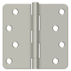 DELTANA Deltana S44R415 4x4 Radius Corner Hinge Satin Nickel