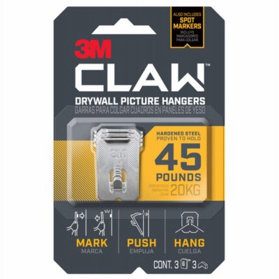 3M 3M Company 3PH45M-3ES Drywall Picture Hanger 45 Lb