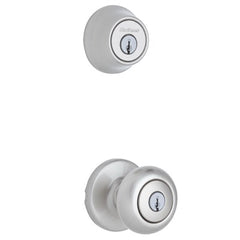 KWIKSET Kwikset 690CV 15 Cp K6 Cove Entry Combo Pack Satin Nickel