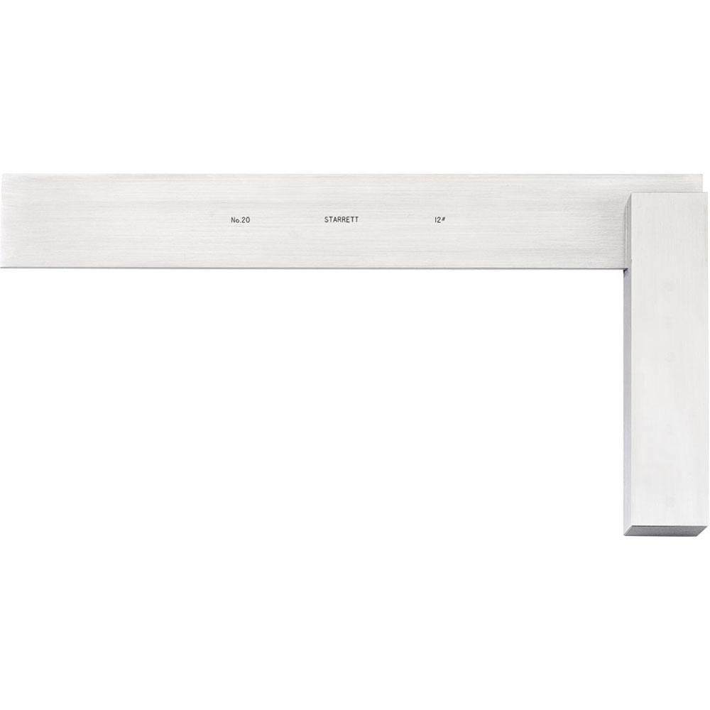 STARRETT Starrett 50136 Steel Square 12 in Blade 7 in Base