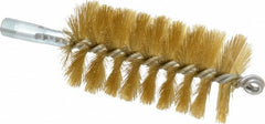 SCHAEFER BRUSH Schaefer Brush 43648 Tube Brush 2-1/4 in Brass Bristles