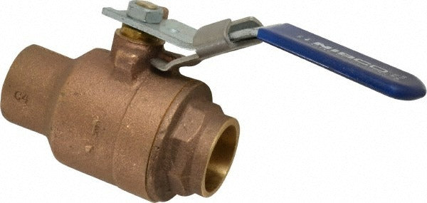 NIBCO Nibco NJ830LA Bronze Ball Valve 1 Inch Soldered 600 Psi
