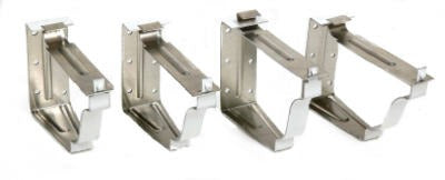 AMERIMAX Amerimax Home Products 25024 Fascia Bracket 5in White 4 Pack
