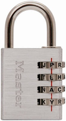 MASTER LOCK Master Lock Co 643DWD Aluminum Word Luggage Lock