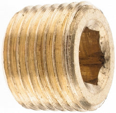 MERIT BRASS Merit Brass BS118HC-02 Brass Countersunk Plug 1/8 in