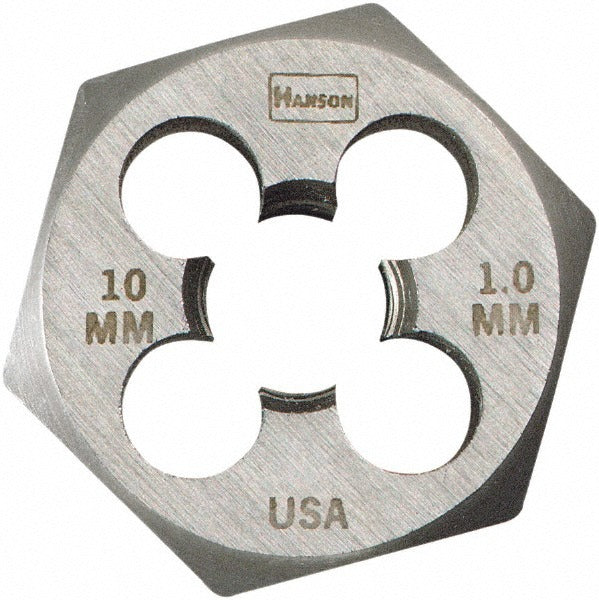 IRWIN Irwin 9738 Hex Rethreading Die M10x1 Right Hand Carbon Steel
