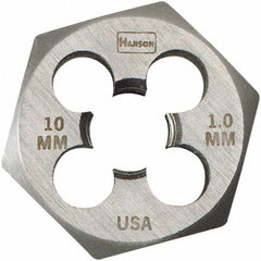 IRWIN Irwin 9738 Hex Rethreading Die M10x1 Right Hand Carbon Steel